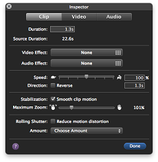 imovie slow effect
