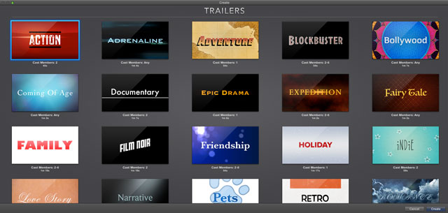 free iMovie Templates download