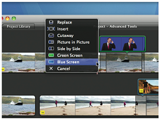 imovie green screen