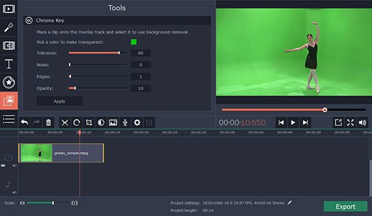 green screen editing without imovie