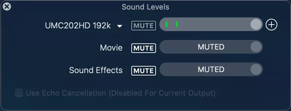 ecamm audio recording settings